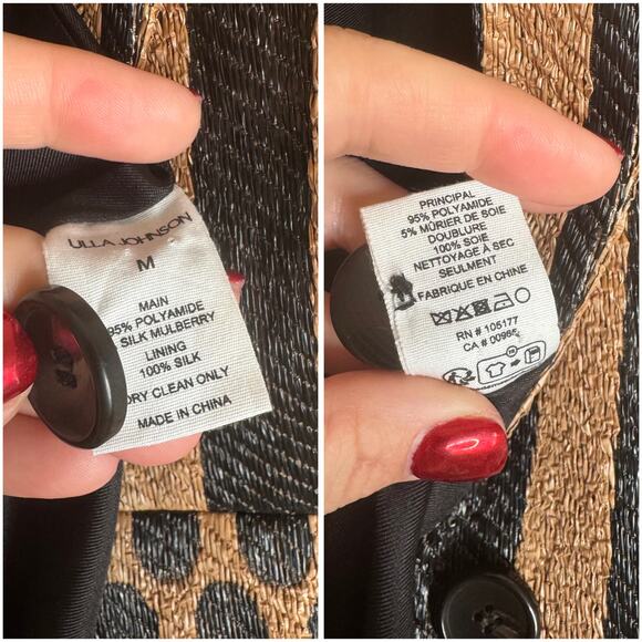 Ulla Johnson Priya Fringe Printed Blazer – Current Season – Medium - Picture 7 of 9